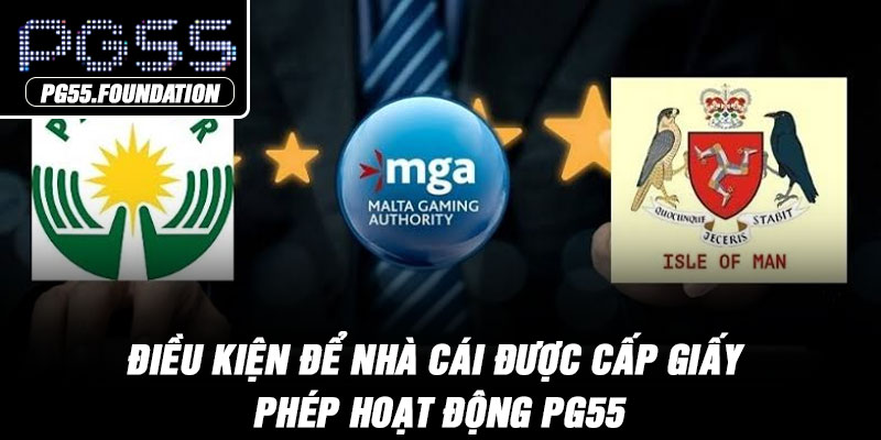 Điều kiện để nhà cái được cấp giấy phép hoạt động PG55